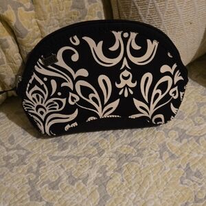 Black and White Patterned Pouch
